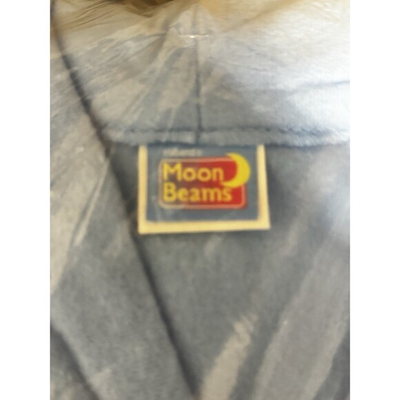 Haband MoonBeams Light Blue Fleece Robe One Size Fits All NWT Sealed - Picture 2 of 4